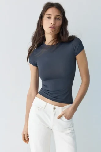 T-shirt με κοντά μανίκια από πολυαμίδιο