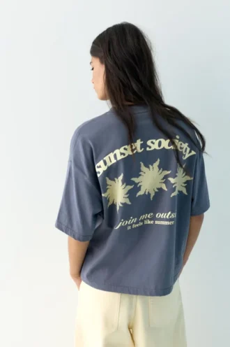 T-shirt με κοντά μανίκια και σχέδιο
