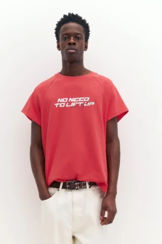T-shirt με κοντό μανίκι και ραγκλάν