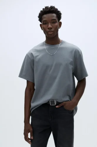 T-shirt με κοντό μανίκι και σλόγκαν