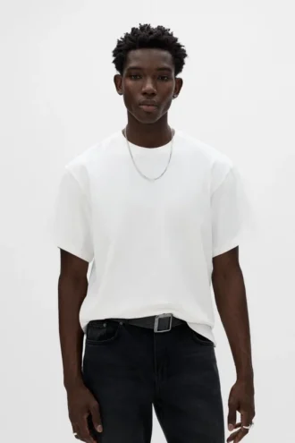 T-shirt με κοντό μανίκι και σλόγκαν