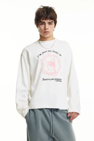 T-shirt με σχέδιο γάτας