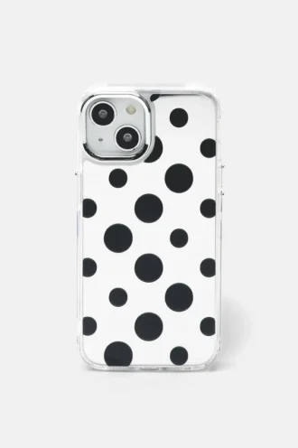 Θήκη iPhone με καθρέφτη και πουά