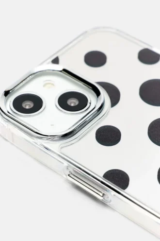 Θήκη iPhone με καθρέφτη και πουά