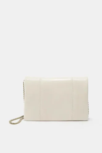 Τσάντα crossbody με ραφές
