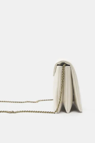 Τσάντα crossbody με ραφές