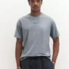 Βασικό βαμβακερό T-shirt με κοντά μανίκια Βασικό βαμβακερό T-shirt με κοντά μανίκια