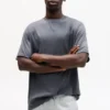 Βασικό βαμβακερό T-shirt με κοντά μανίκια Βασικό βαμβακερό T-shirt με κοντά μανίκια