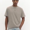 Βασικό βαμβακερό T-shirt με κοντά μανίκια Βασικό βαμβακερό T-shirt με κοντά μανίκια