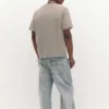 Βασικό βαμβακερό T-shirt με κοντά μανίκια Βασικό βαμβακερό T-shirt με κοντά μανίκια