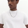 Βασικό βαμβακερό T-shirt με κοντά μανίκια Βασικό βαμβακερό T-shirt με κοντά μανίκια
